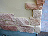 外壁の石貼